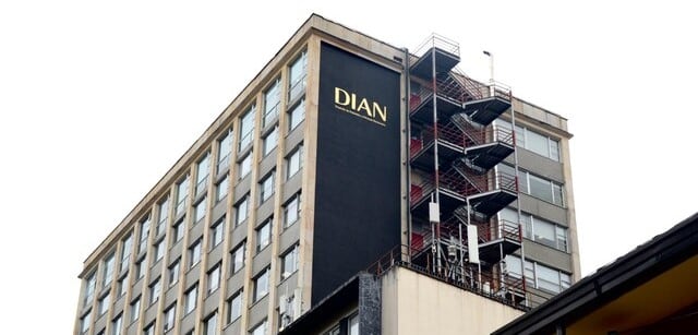 Fachada de la Dian en Bogotá, Colombia - crédito Colprensa