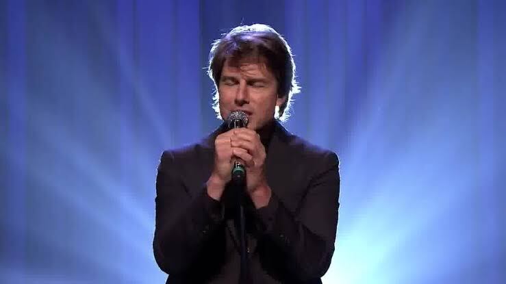 Tom Cruise interpretó el tema “Can’t Feel My Face” que rápidamente llegó al puesto número 1 de los Billboard Hot 100(YouTube/Jimmy Fallon)