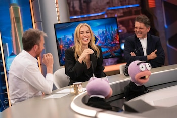 Kira Miró y Salva Reina en 'El Hormiguero' (Atresmedia)