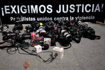 El gremio periodístico demanda respeto a su trabajo en Venezuela. EFE/Esteban Biba/Archivo