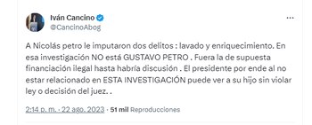 El penalista comentó la vista