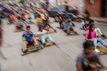 Los kartings de madera, armados