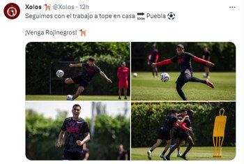 Último entrenamiento de Tijuana previo