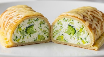 Los canelones de brócoli y