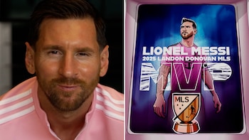 Lionel Messi recibió el premio