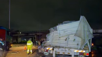 Tres camiones chocaron en la ruta 9: la carga quedó sobre la calzada y se registraron demoras hacia la Ciudad