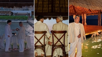 Kennys Palacios se casó con su novio tras 14 años de amor: la ceremonia íntima en Cancún y el mensaje de Wanda