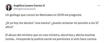 La senadora Angélica Lozano calificó