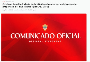 El comunicado de UD Almería