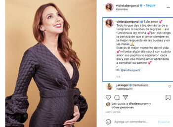 Fotografía tomada de Instagram @violetabergonzi