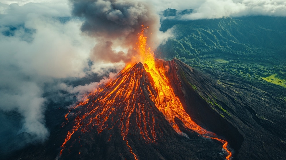 Descubren cómo una antigua erupción volcánica alteró una placa oceánica del Pacífico Descubren cómo una antigua erupción volcánica alteró una placa oceánica del Pacífico
