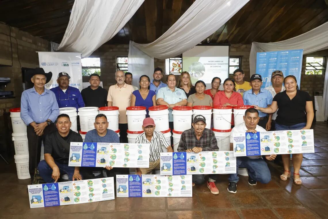 El Fondo Central para la Acción en Casos de Emergencia financió las medidas de mitigación en el corredor seco. (Cortesía: Unicef El Salvador)