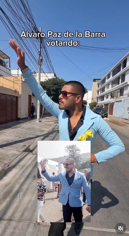 El candidato presidencial fue tendencia por su estilo desenfadado durante las Elecciones 2026 en Perú.