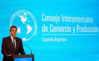 Sergio Massa en su reciente