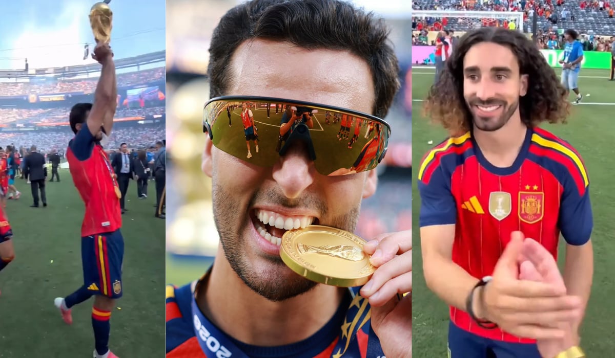 Celebración de España como nunca la viste: con las Oakley Meta jugadores graban el festejo del Mundial