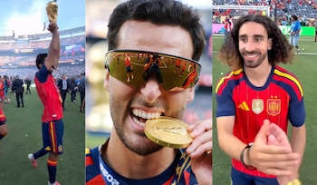 España celebró la final de la Copa Mundial FIFA 2026 con gafas inteligentes Oakley Meta que capturaron imágenes internas de los festejos.