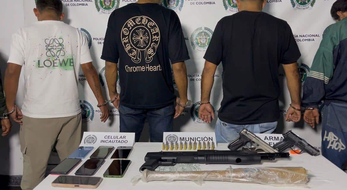 Golpe al crimen: Desmantelan banda "Los del Llano" por extorsión y desplazamiento forzado en Medellín