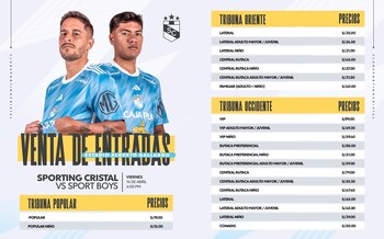 Precios de entradas para el