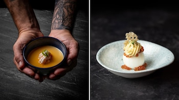 Dos de los platos del