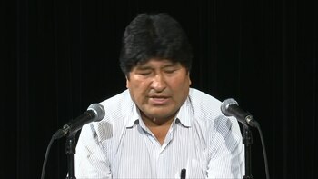 El expresidente de Bolivia Evo