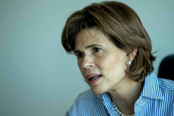 Fotografía del 7 de marzo de 2019, que muestra a la fundadora y directora ejecutiva de la Fundación Violeta Barrios de Chamorro, la periodista Cristiana Chamorro. EFE/Jorge Torres/Archivo