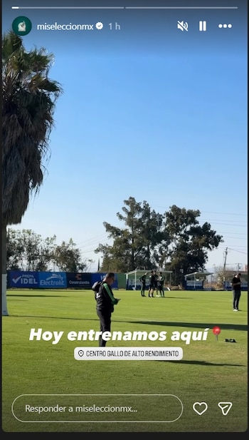 La Selección Mexicana realizó su