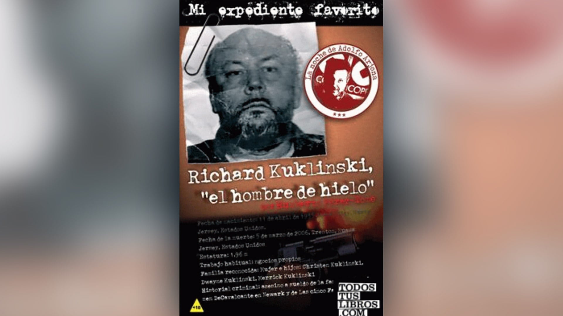 La vida delictiva de Kuklinski, quien con casi 200 asesinatos confesados trabajó con todas las familias mafiosas de Nueva York y Nueva Jersey, fue contada en películas, libros y documentales
