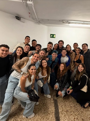 El artista cordobés compartió momentos