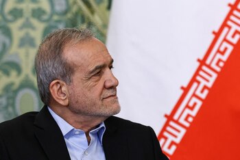 El presidente iraní Masoud Pezeshkian