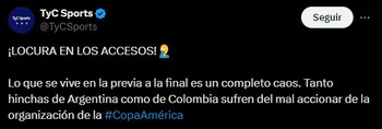 Medios argentinos calificaron de "caos"