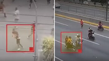 Nuevos videos muestran la huida