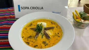 La sopa criolla se convierte