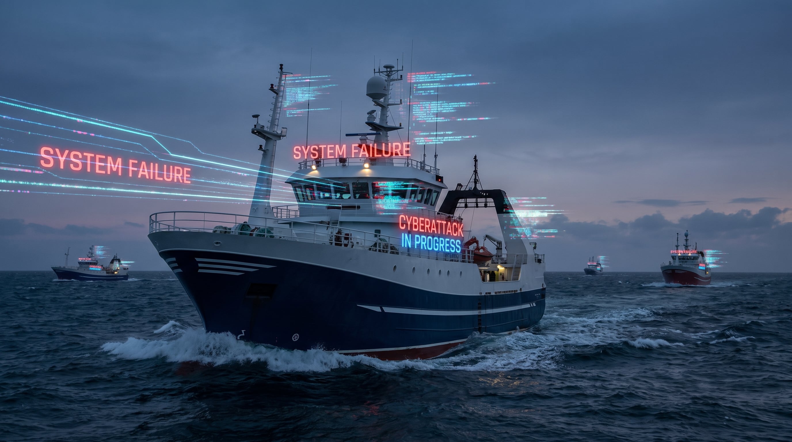 La paradoja del sector pesquero es que la misma conectividad satelital que acerca al tripulante con su familia lo expone durante las 24 horas como blanco de phishing, ingeniería social y chantaje digital (Imagen Ilustrativa Infobae)