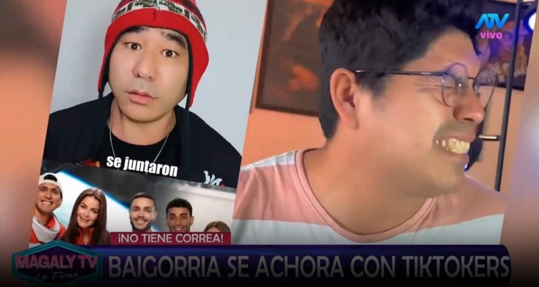 Alejandra Baigorria amenaza con demandas y los comediantes le responden: “Tómalo con humor”. Captura: Magaly TV La Firme.