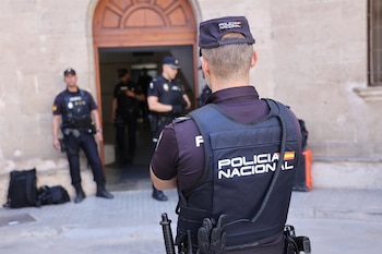 Operación de la Policía Nacional.