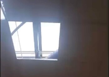 La caída del techo provocó