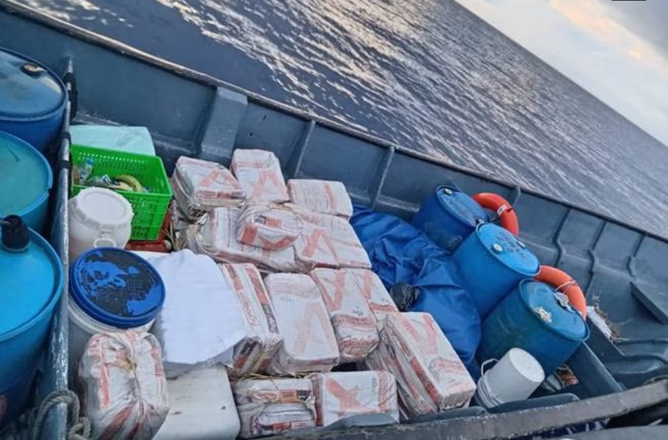 Los extranjeros fueron capturados tras la intercepción de una embarcación en Isla Montuosa, en el Golfo de Chiriquí. El cargamento fue detectado durante un operativo marítimo del Senan. Archivo