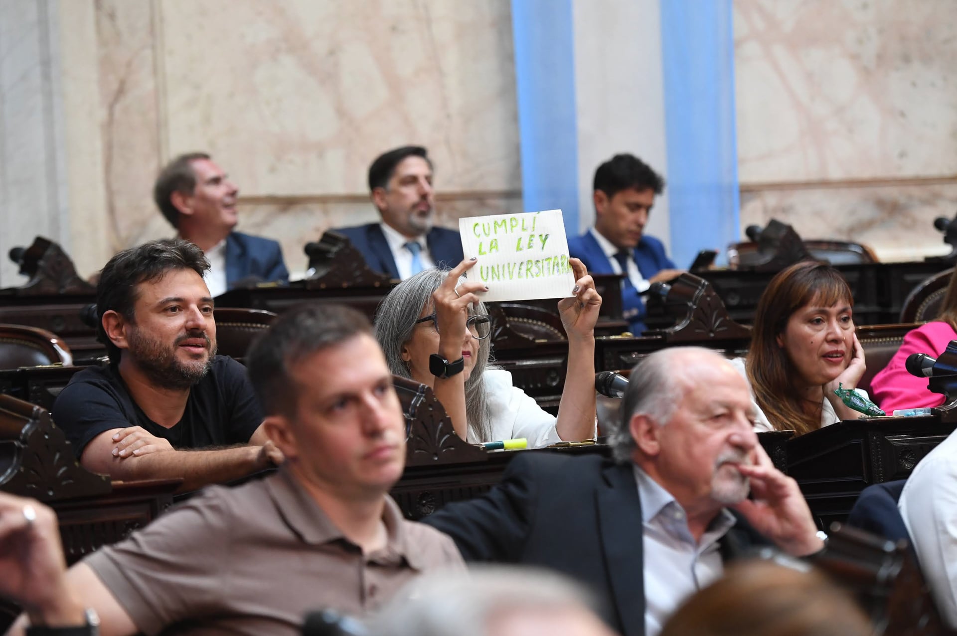 El Presidente polarizó con el kirchnerismo (Comunicación Senado)