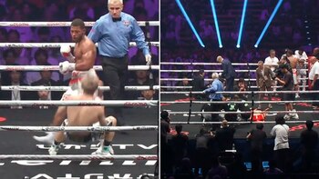 Escalofriante nocaut en la pelea