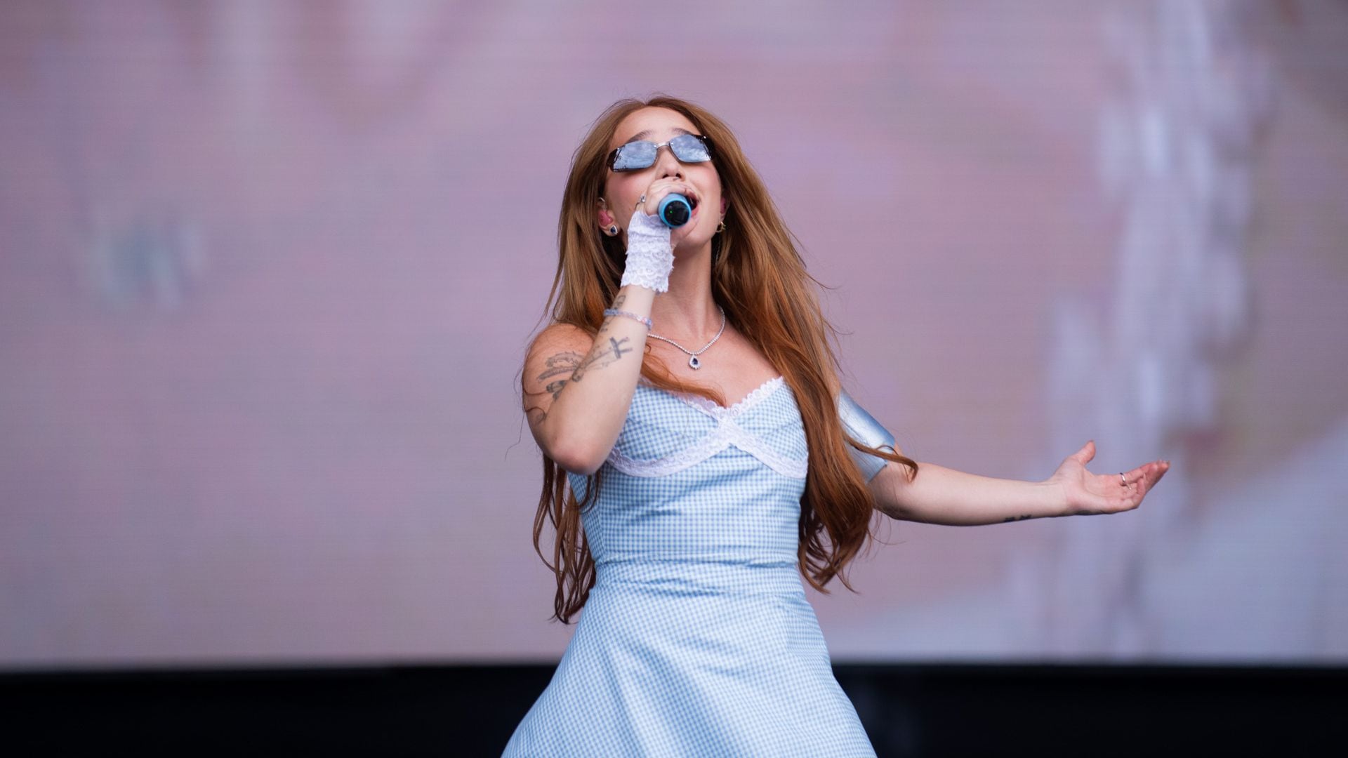 Ángela Torres arrasó con su show en la segunda jornada del festival (Jaime Olivos)
