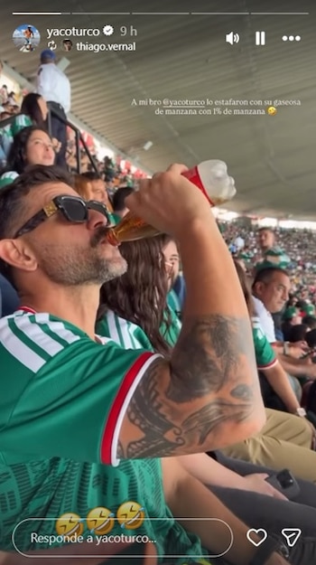Yaco Eskenazi viajó para la inauguración del Mundial 2026 México. IG