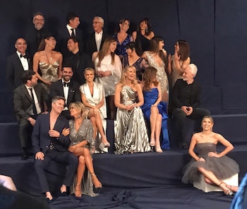 Mike Amigorena y Flor Peña,