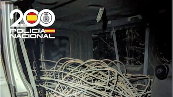 Detenidos en Guadalajara seis hombres por robar cable de cobre de una catenaria ferroviaria
