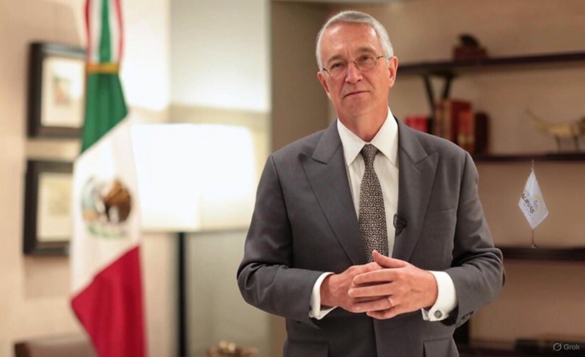 Ricardo Salinas Pliego escribió unas palabras para la presidenta de la República, Claudia Sheinbaum. Foto: X/@RicardoBSalinas.