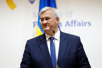 El canciller ucraniano Andrii Sibiga (REUTERS)