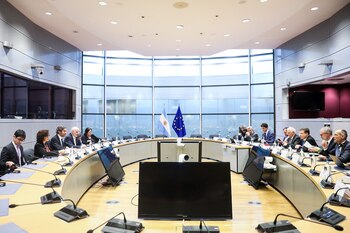 La reunión en Bélgica de