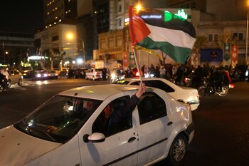 En la Plaza Palestina, se
