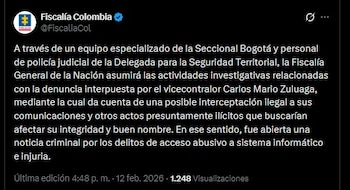 La Fiscalía General de la