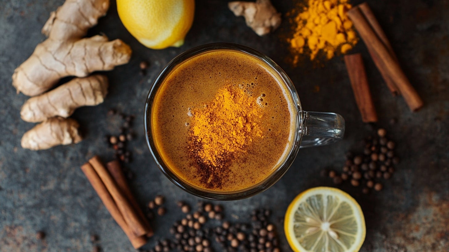 Infusión de canela con cúrcuma, pimienta, jengibre y limón, una bebida reconfortante con propiedades antiinflamatorias y antioxidantes. - (Imagen Ilustrativa Infobae)