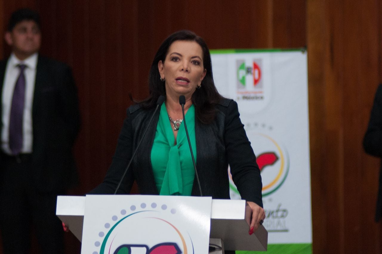 Carolina Monroy del Mazo renunció al PRI (FOTO: DIEGO SIMÓN SÁNCHEZ /CUARTOSCURO.COM)